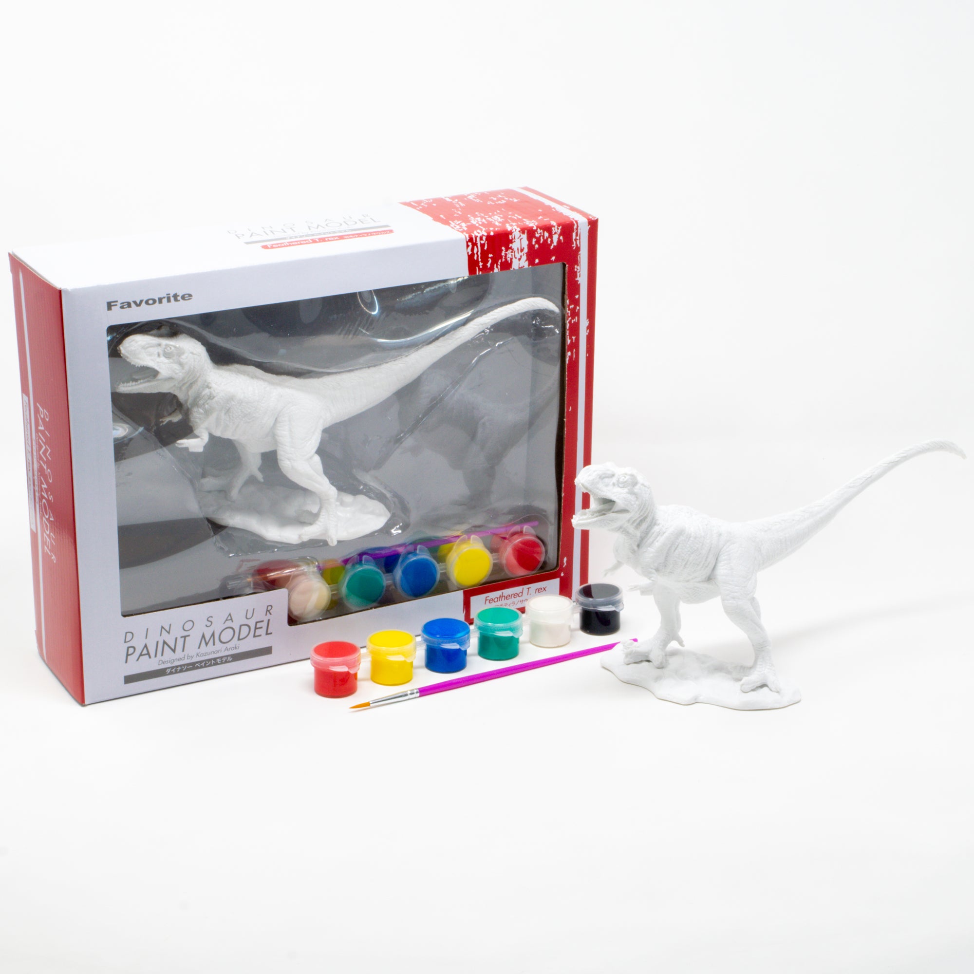 フェバリット社　恐竜　TーRex 大型精密フィギュア　※新品 Fetherd T-rex Soft Model – Favorite official website